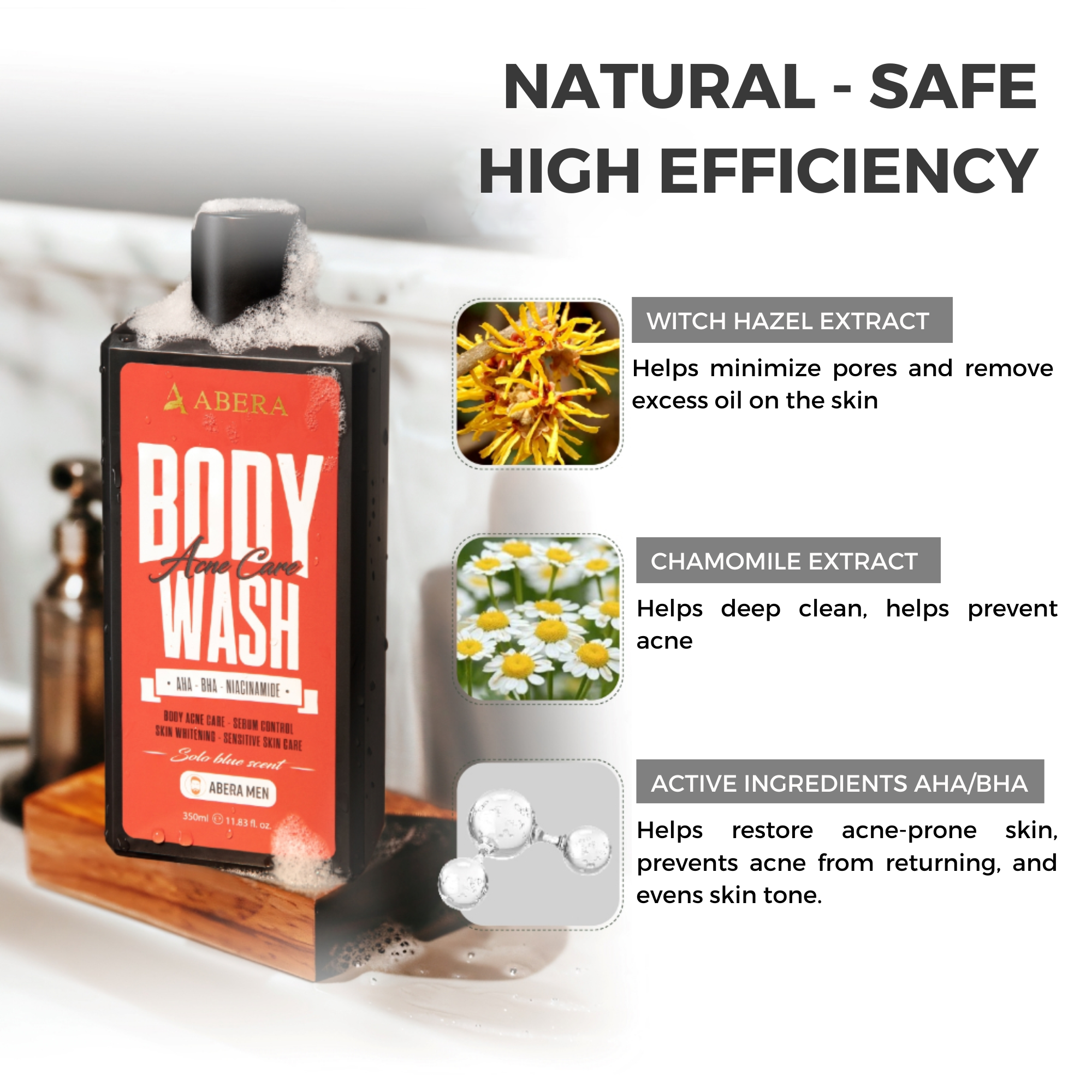 Abera Men Shower Gel - Product to Duplicates