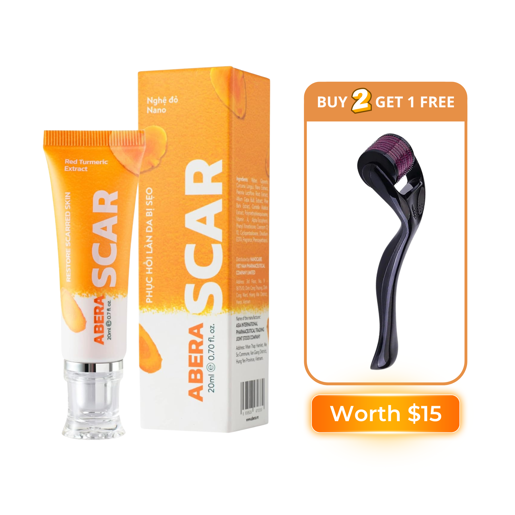 Abera Red Turmeric Scar Removal Cream - AT